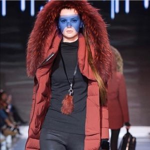 RUDSAK Melodic long down puffer w/fur